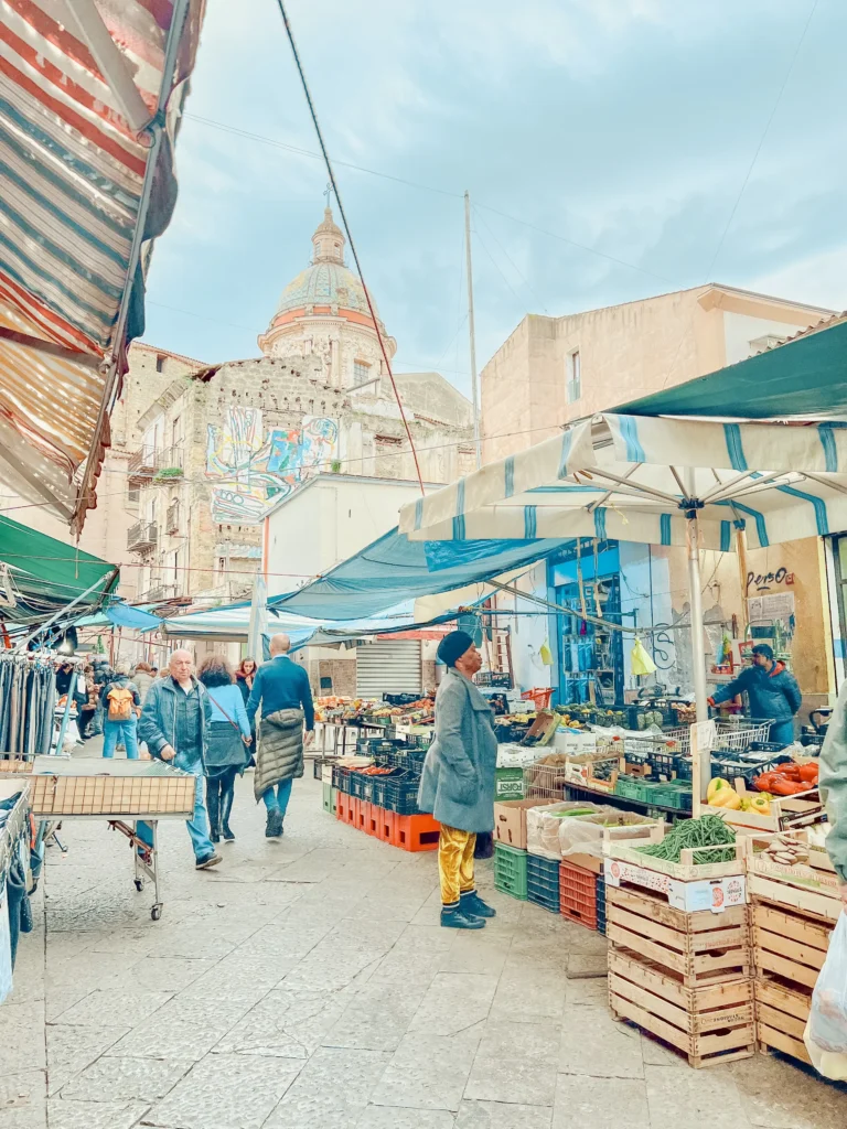 Ballaro Markt Palermo, Sizilien