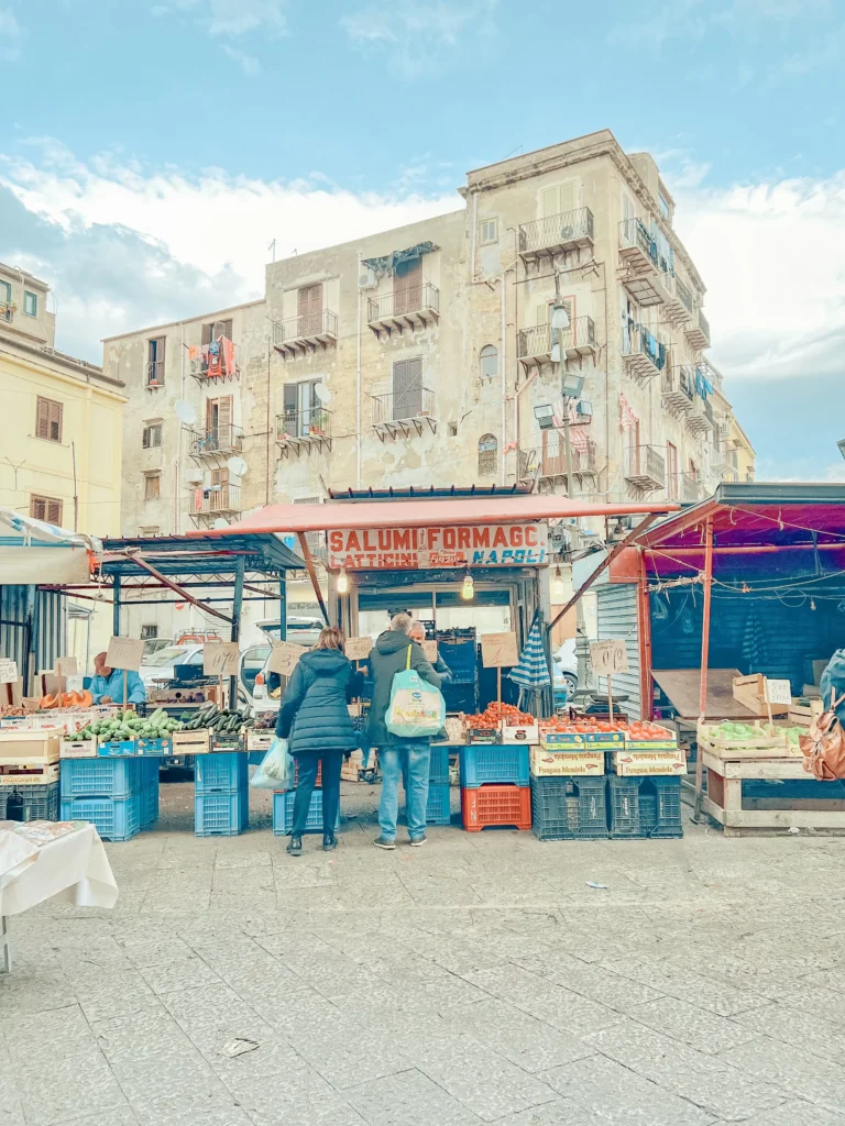 Ballaro Markt Palermo, Sizilien