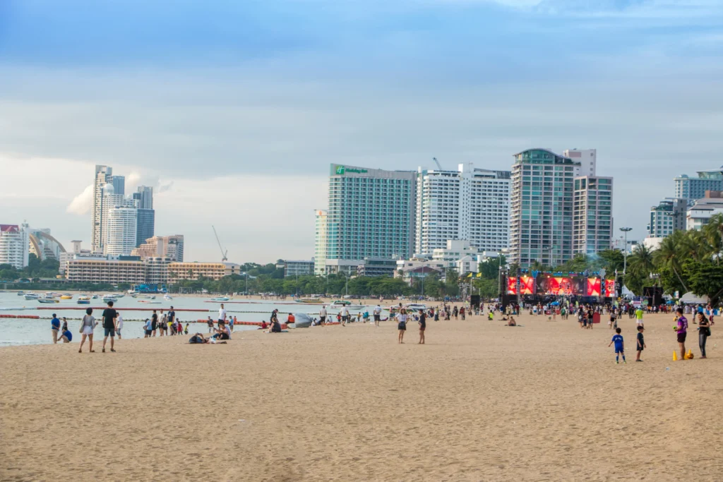 Bester Strand auf einer Reise nach Pattaya