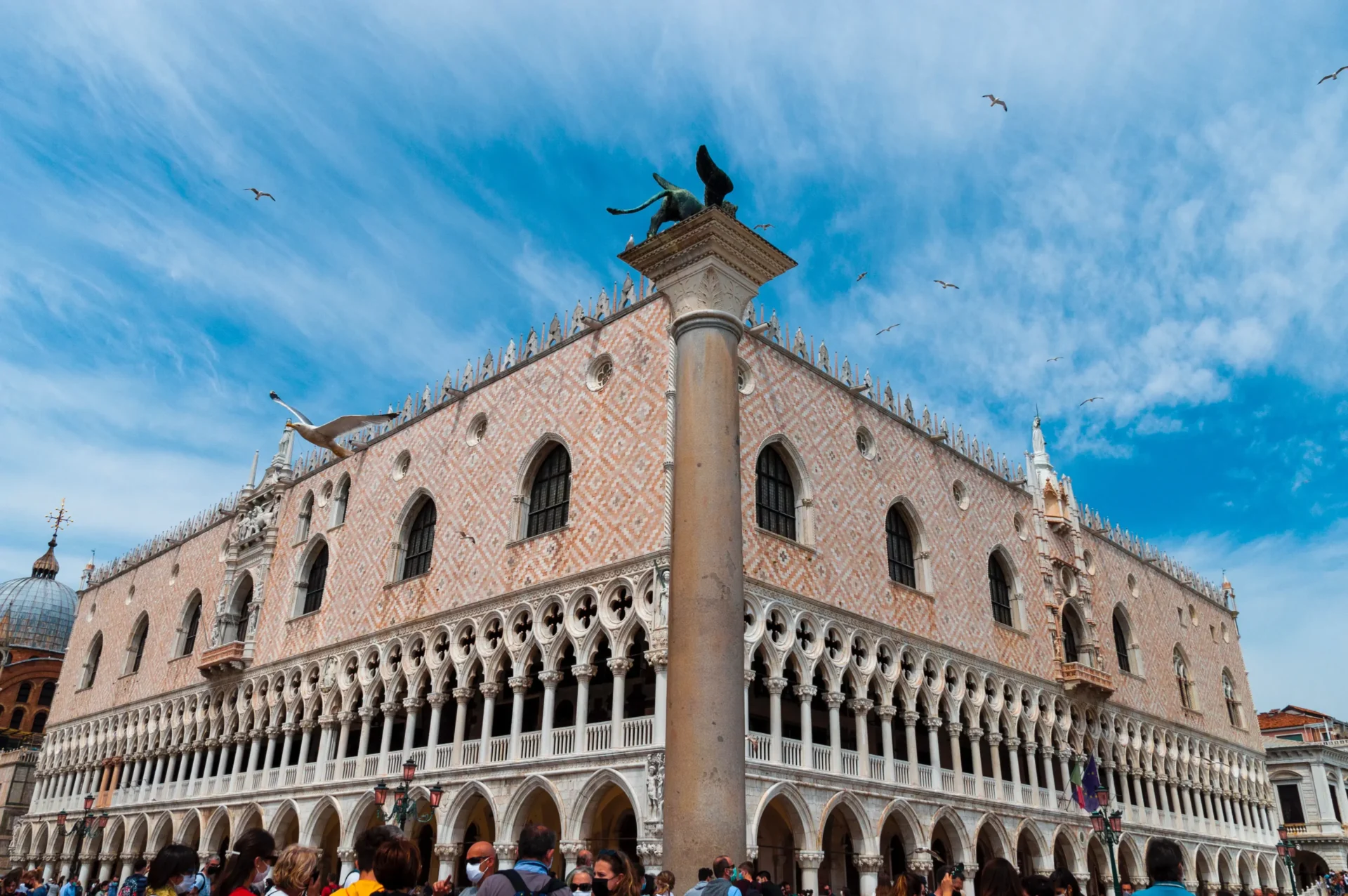 Besuch des Dogenpalastes in Venedig, Italien