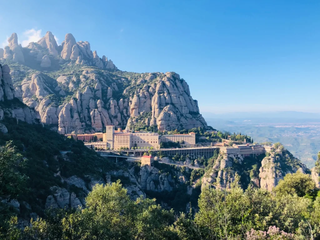 Besuche Monserrat Barcelona Spanien