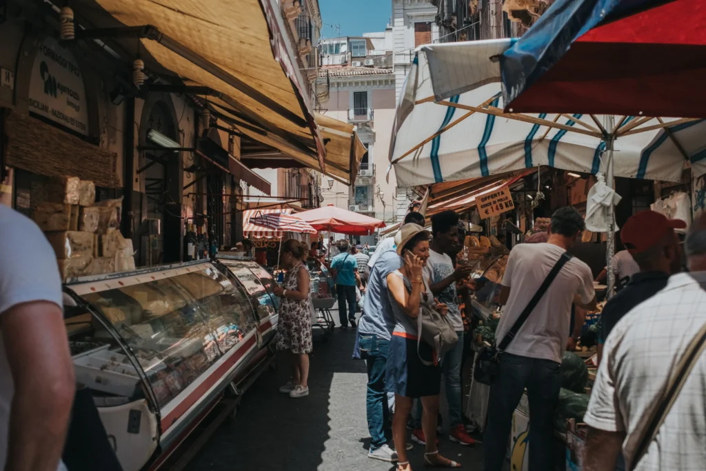 Der Altstadtmarkt von Catania