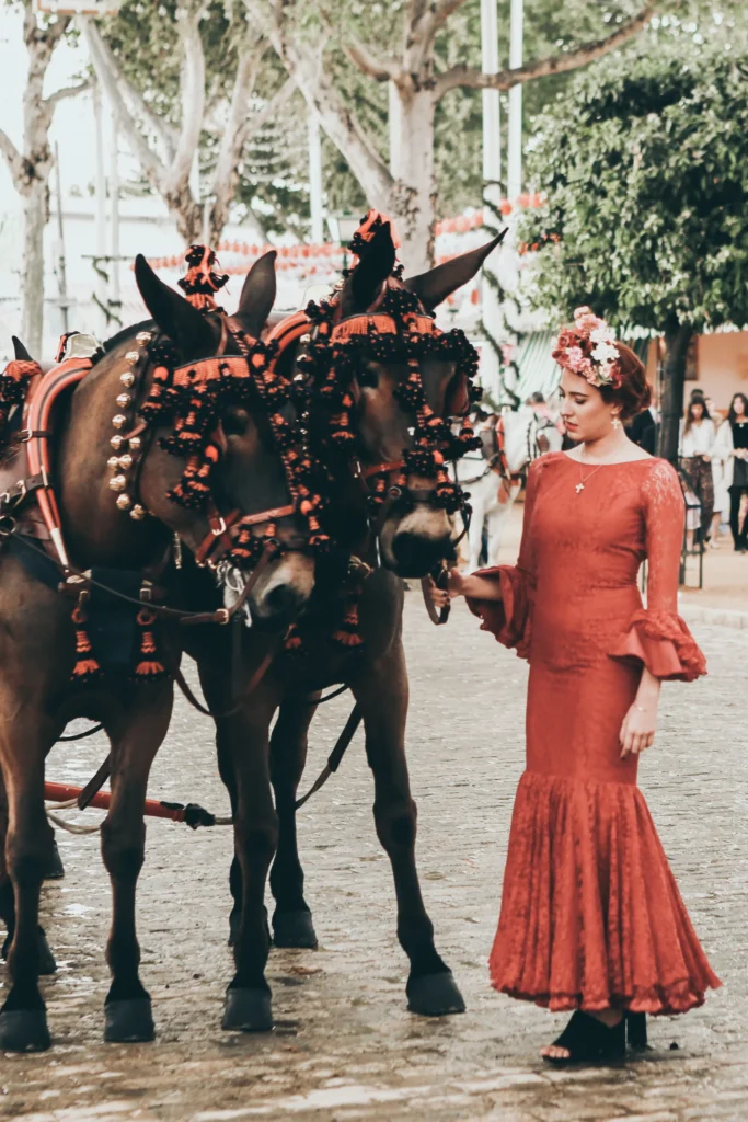 Feria de Abril im Los Remedios-Viertel in Sevilla