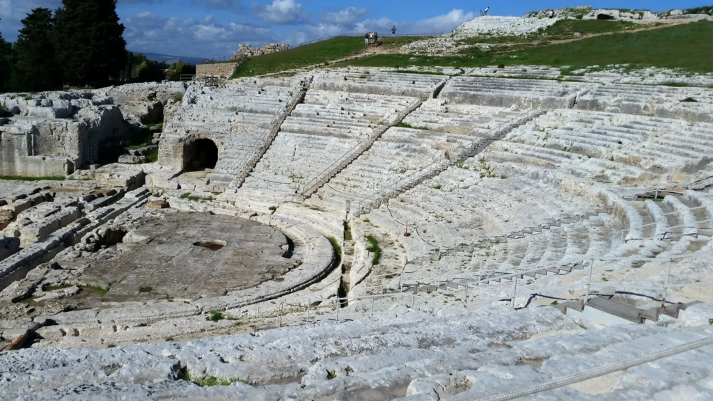 Griechisches Theater von Syrakus in Sizilien