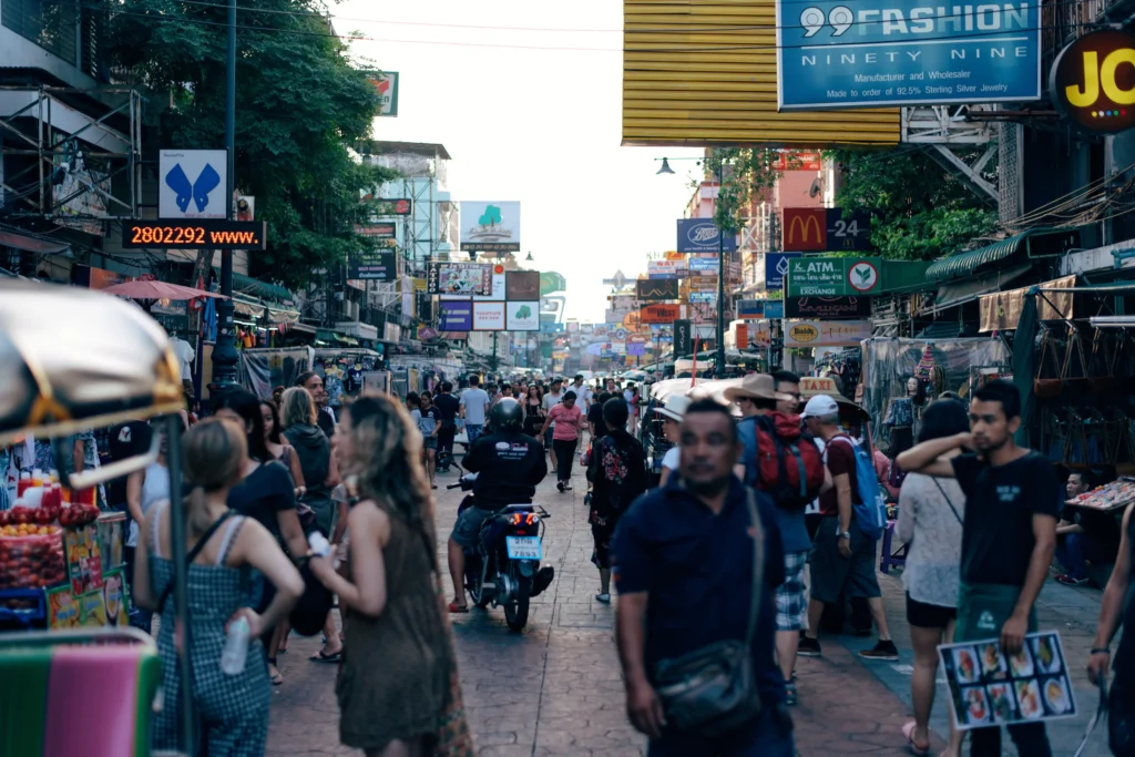 Khao San Road Viertel, um in Bangkok zu übernachten