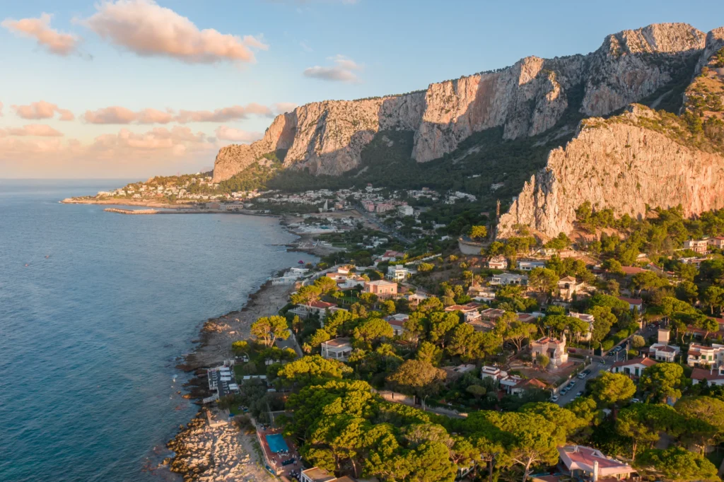 Mondello in Sizilien, Italien