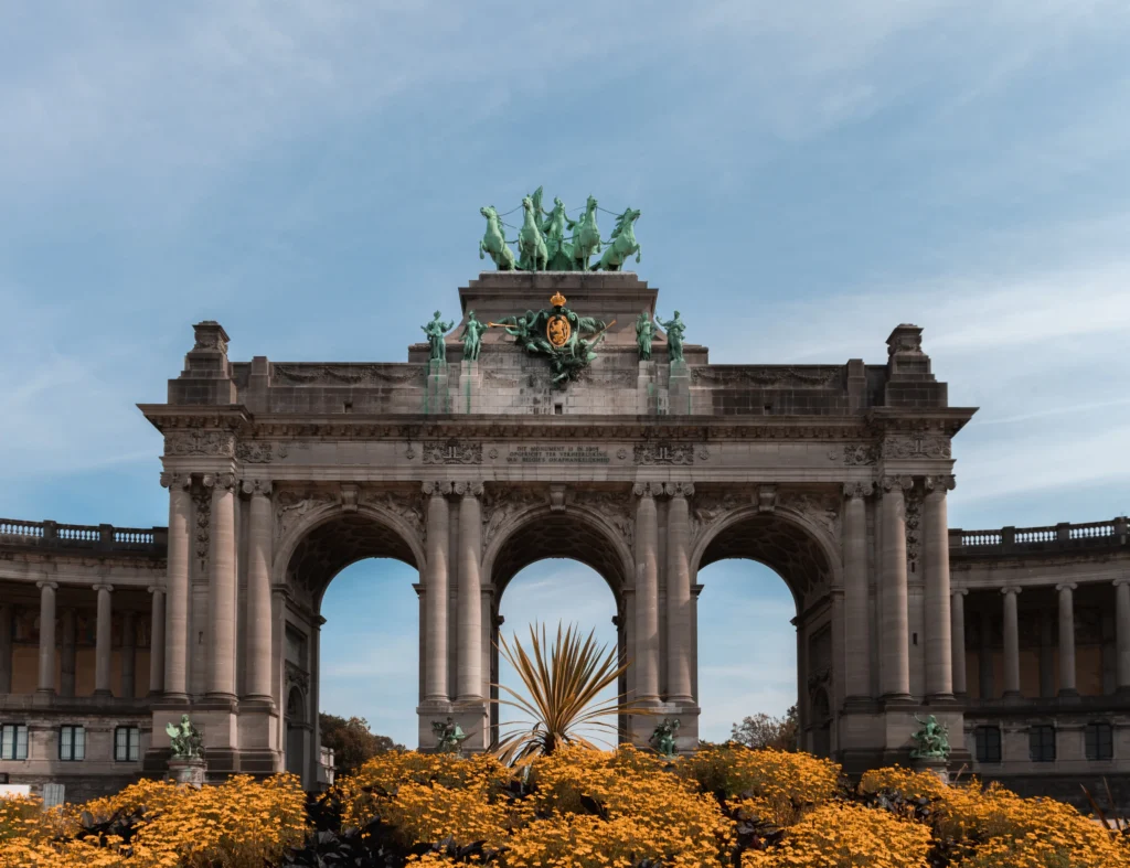 Monument Tür Brüssel zu sehen