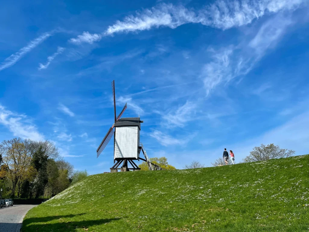 Mühle sehen Brügge Reise