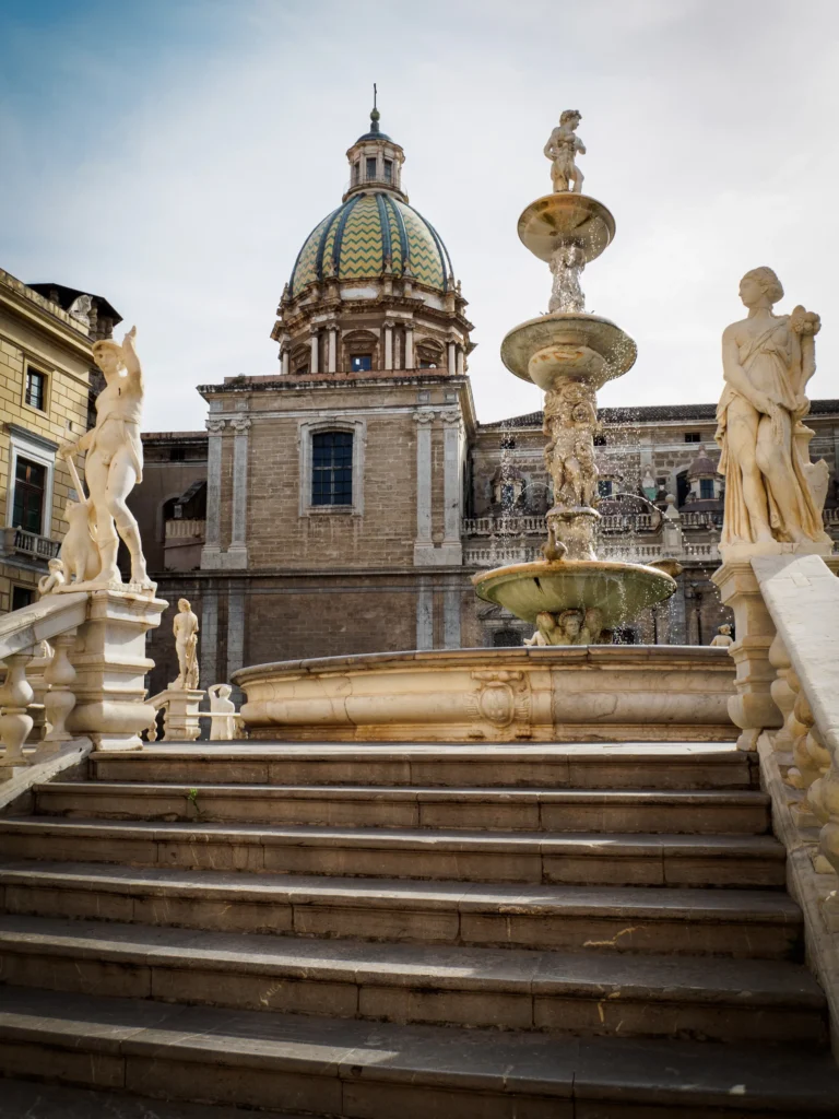 Piazza Pretoria in Palermo, Italien