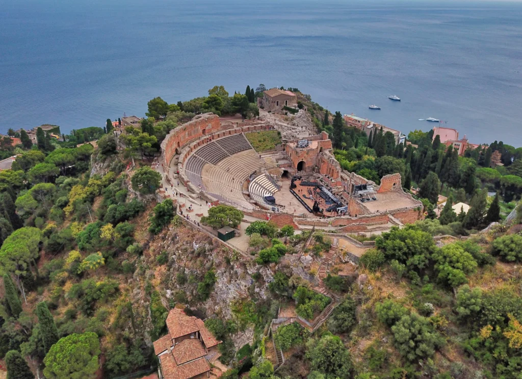 Römisches Theater von Taormina in Sizilien