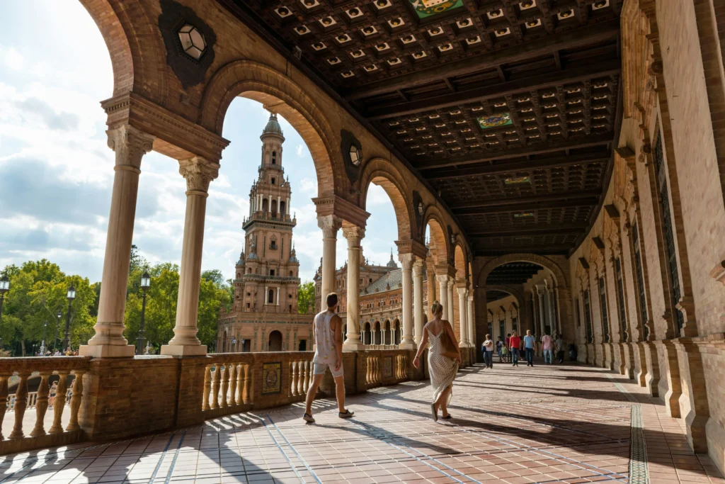 Spanien-Platz in Sevilla