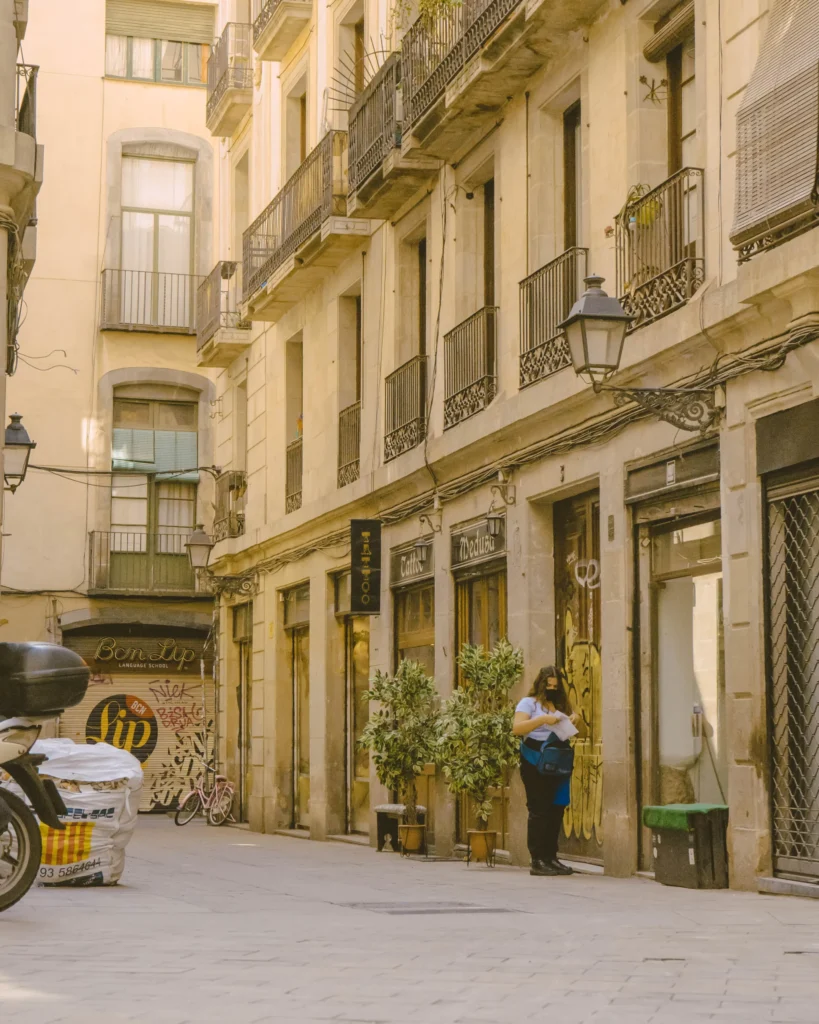 Straße zu besuchen Barcelona