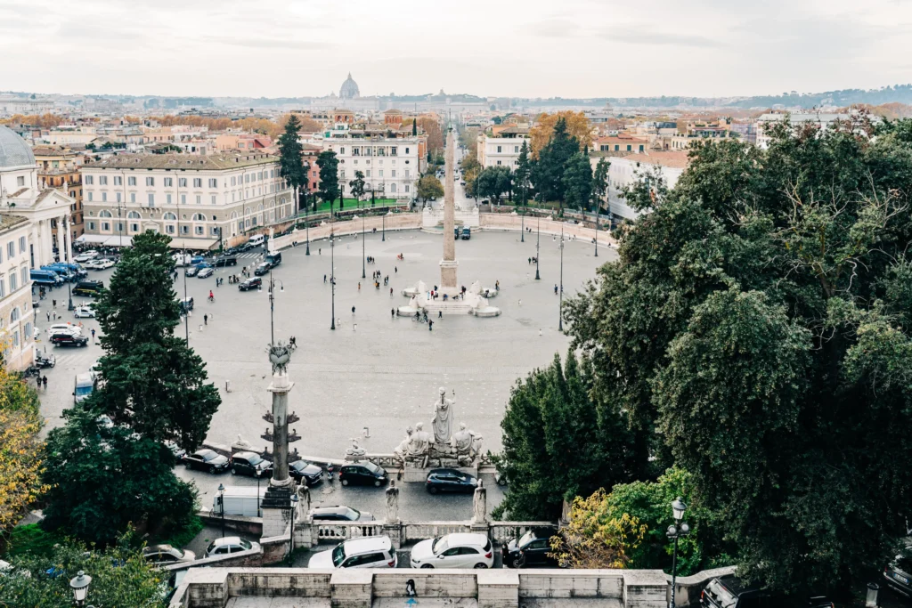 Terrassenblick Italien