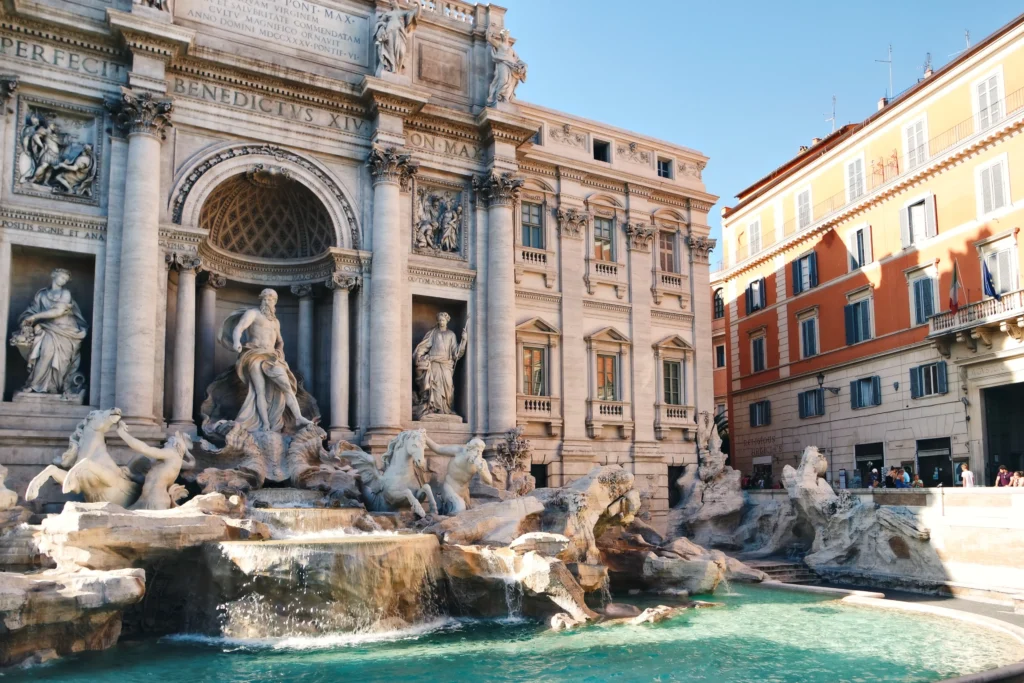 Trevi-Brunnen Pantheon Bereich