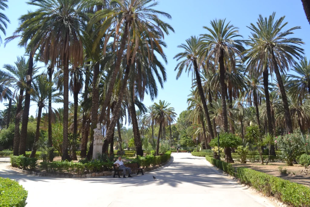 Villa Bonano Park in Palermo in Sizilien, Italien