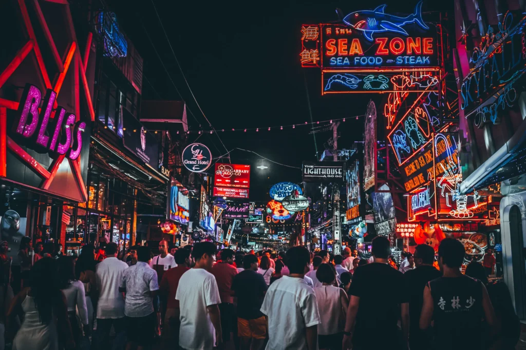 Walking Street in Pattaya, Thailand